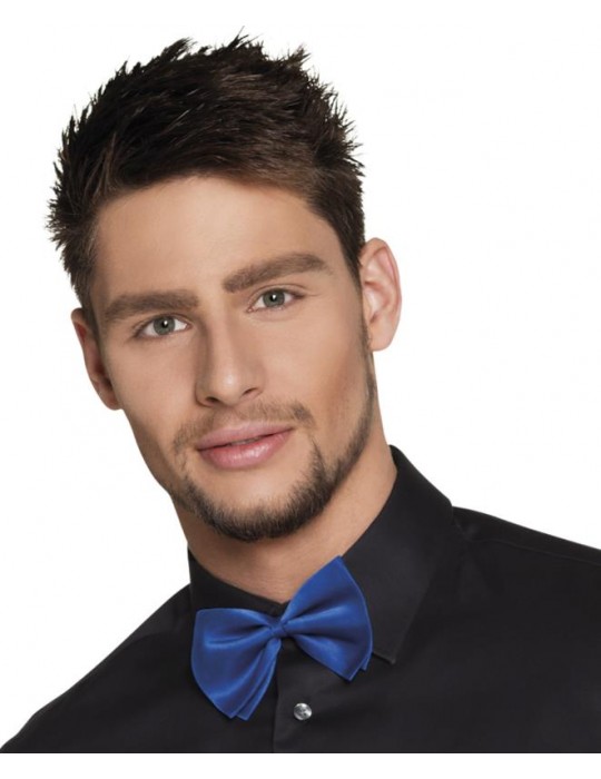 Mucha niebieska granat atłasowa lux53105