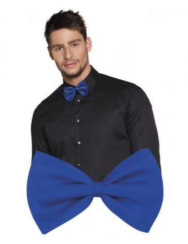 Mucha niebieska granat atłasowa lux53105