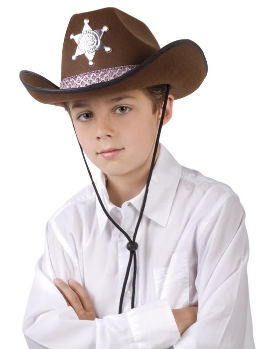 Mały Szeryf Kowboj brązowy LUX 04107