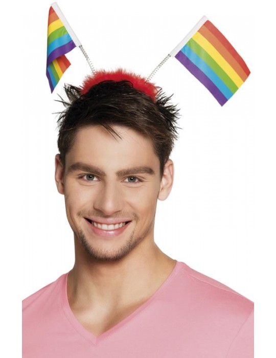 Opaska TĘCZA flagi 44725