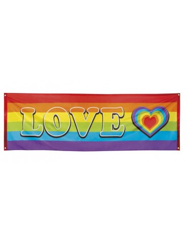 Banner TĘCZA LOVE 74x220cm 44727