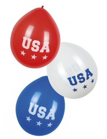 Zestaw balonów USA 25 cm, 6szt. 44962