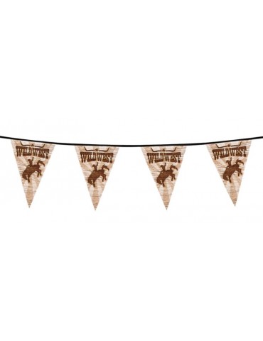 Flagi girlanda Dziki Zacód 6 m 54350