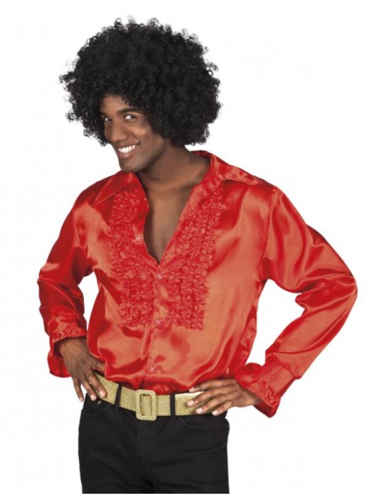 Ad Strój Koszula falbany czerwona02113XL