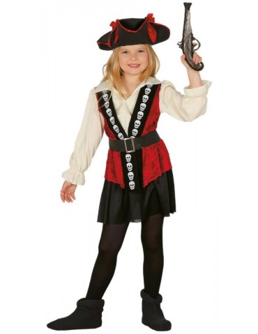 Strój Piratka z czaszkami 10-12lat 85936