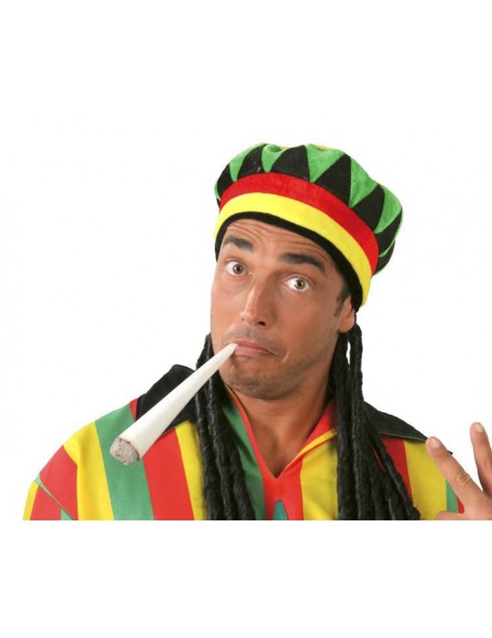 Beret Jamajka z dredami 13986 BZ