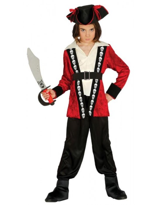 Strój Pirat z Czaszkami 5-6 lat 85898