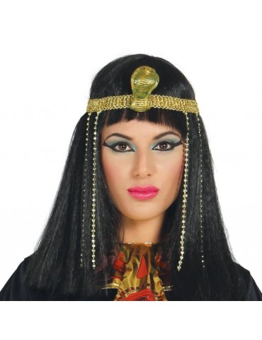 Peruka Egipcjanka Czarna 4778BZ Nefretete-Kleopatra