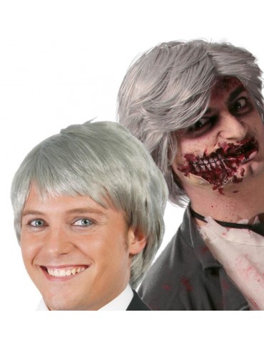 Peruka siwa krótka 4685BZ