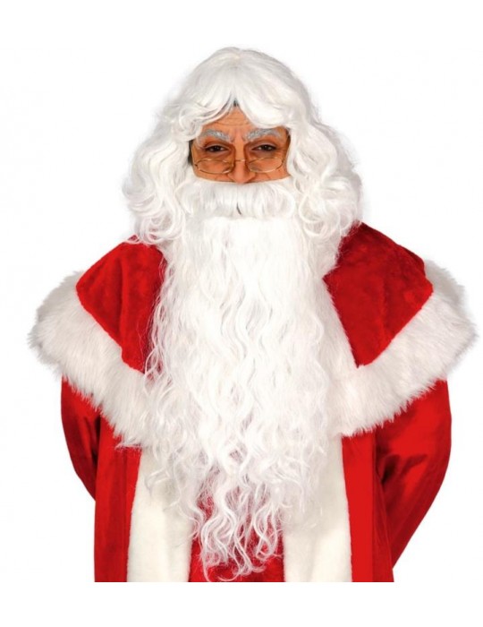 Peruka Święty Mikołaj z brodą 4977
