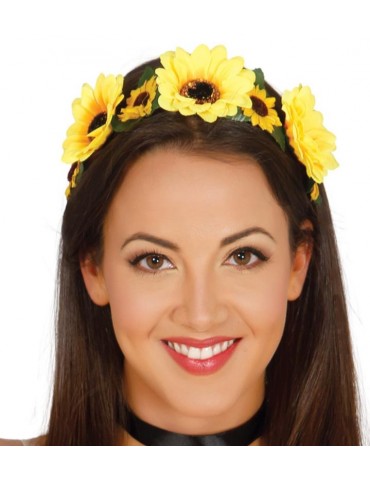 Opaska z żółtymi kwiatkami 18680BZ