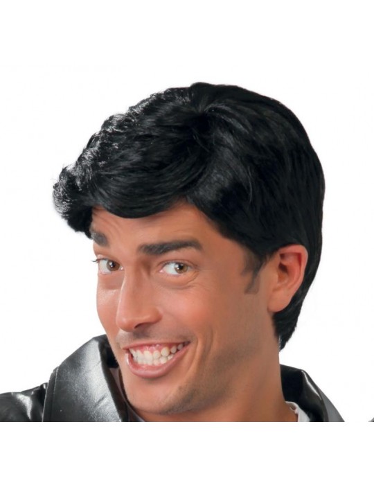 Peruka czarna z grzywką 4886BZ