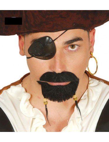 Broda pirata z wąsami 11524BZ