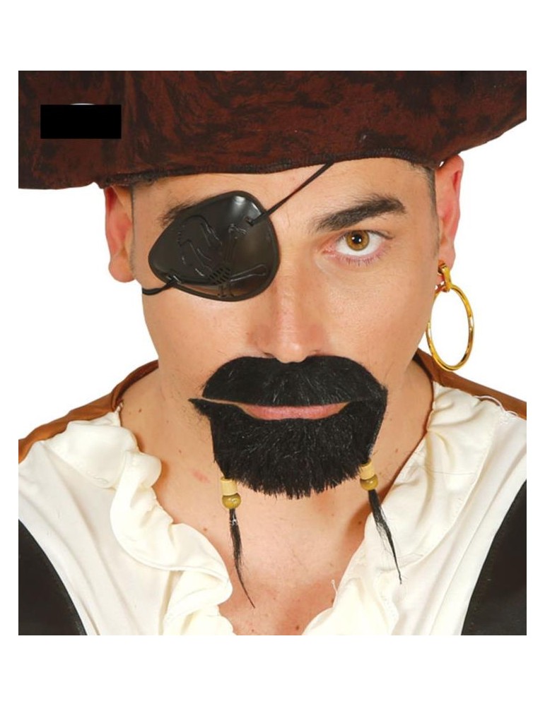 Broda pirata z wąsami 11524BZ