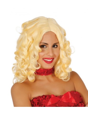 Peruka blond loki LUX 4995BZ