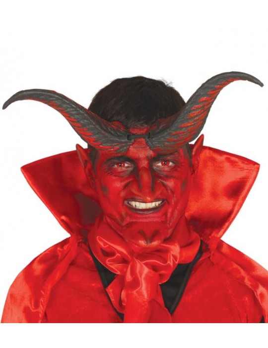 Rogi diabła XXL na głowę 20cm 17250BZ