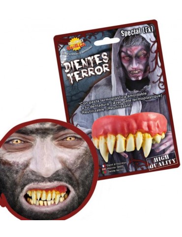 Zęby Drakula Wilkołak LUX 2178BZ
