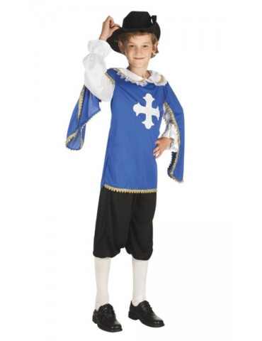 Strój Muszkieter Niebieski 7-9 lat 82146