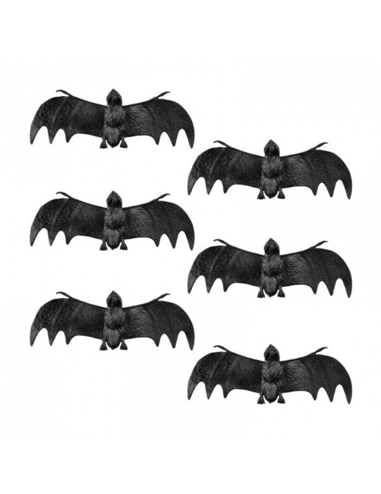 Dekoracja nietoperze 4x12 cm 6 szt.72076