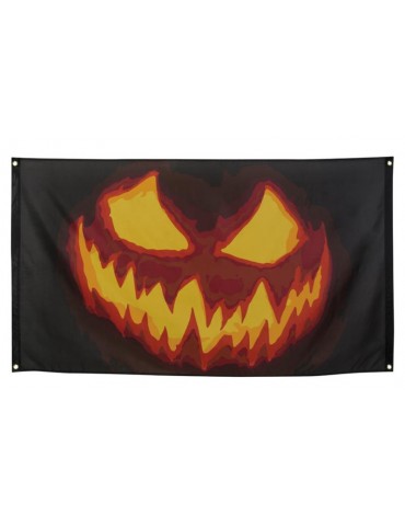 Flaga Banner Straszna Dynia 90x150 72301