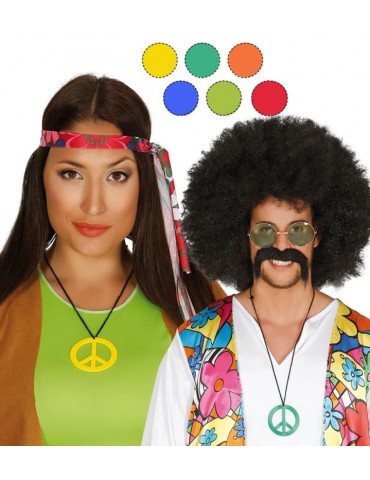 Pacyfka naszyjnik mix kolorów 18573BZ