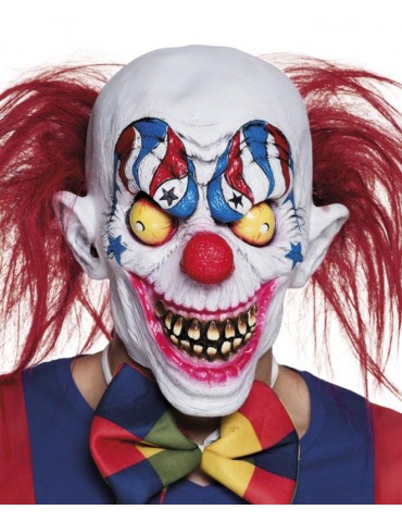 Maska klaun szalony latex 97532