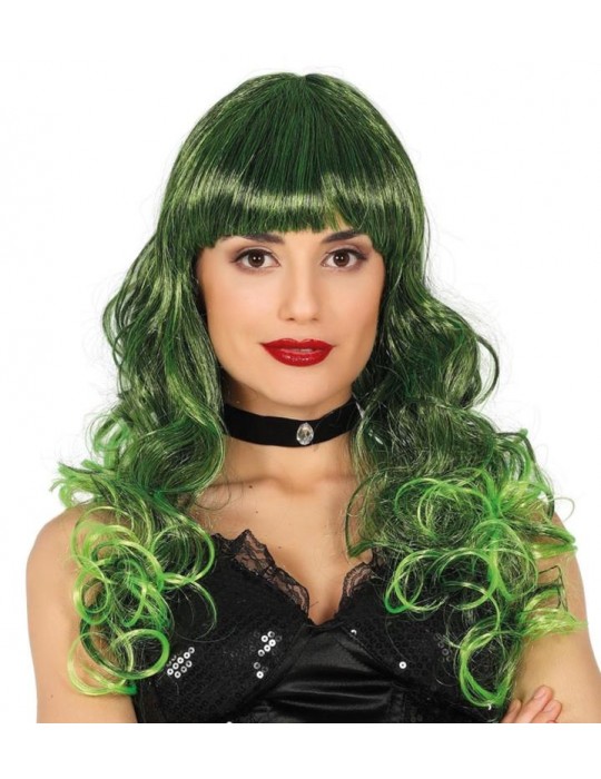 **Peruka Długa Zielona Syrena 4079BZ