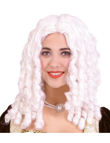 Peruka Długa Biała Loki Anielska 4353BZ