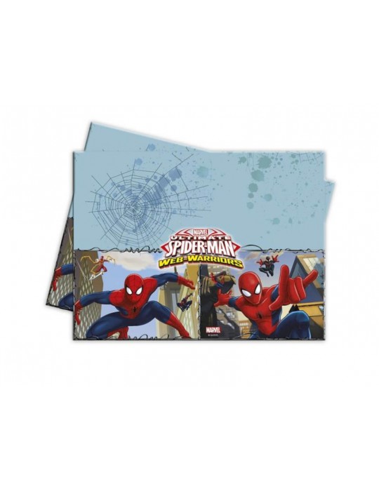 Obrus urodzinowy Ultimate Spiderman Web Warriors - 120 x 180 cm - 1 szt.