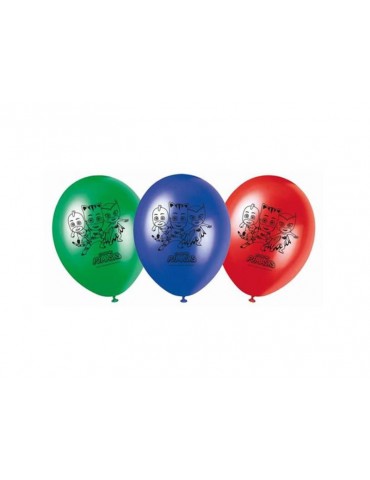 Balony urodzinowe Pidżamersi - 30 cm - 8  szt
