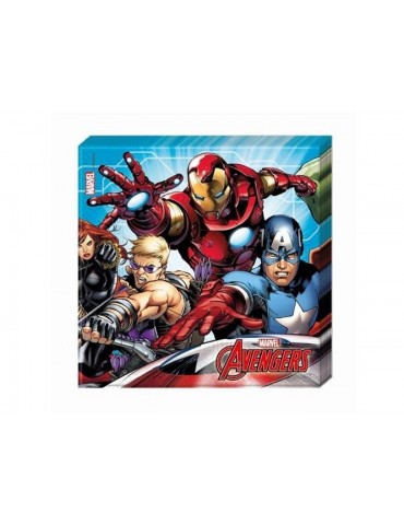 Serwetki urodzinowe Mighty Avengers - 33 cm - 20 szt.