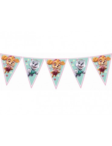Baner flagi Psi Patrol Skye i Everest - 230 cm - 1 szt.