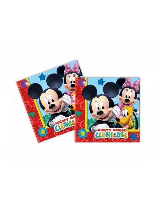 Serwetki urodzinowe Myszka Mickey - 33 c m - 20 szt.