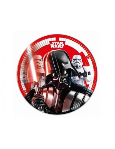 Talerzyki urodzinowe Star Wars Final Bat tle - 20 cm - 8 szt.