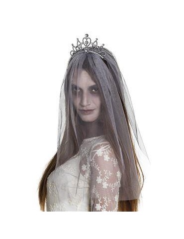 Diadem Księżniczki Zombie z welonem72126