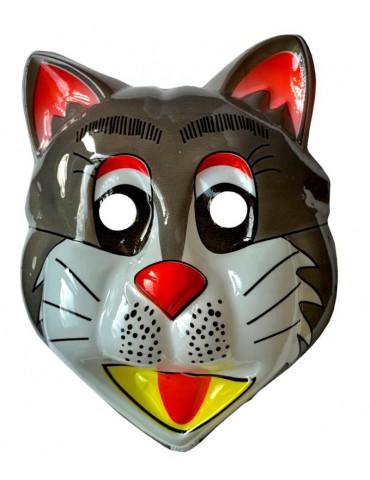 Maska KOTEK szary PVC pm074