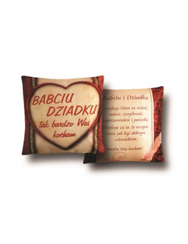 Poduszka Babci i Dziadka Kwiaty S56BZ