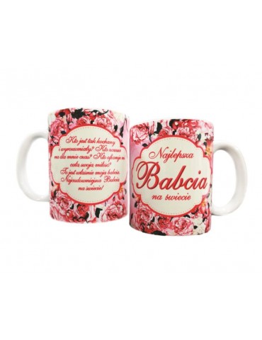 Kubek Najlepsza Babcia KUB37BZ