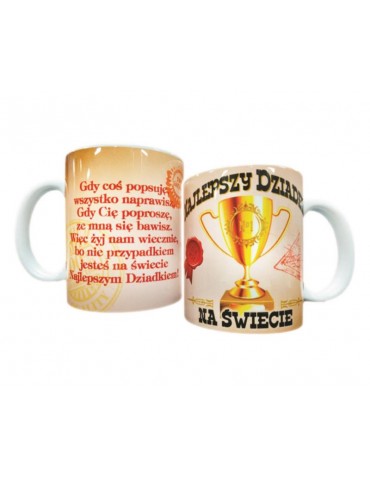 Kubek Najlepszy Dziadek KUB42BZ