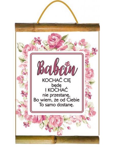 Dyplom Babciu Kocham Cię D128BZ