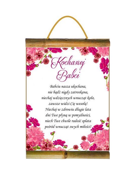 Dyplom Kochanej Babci D130BZ