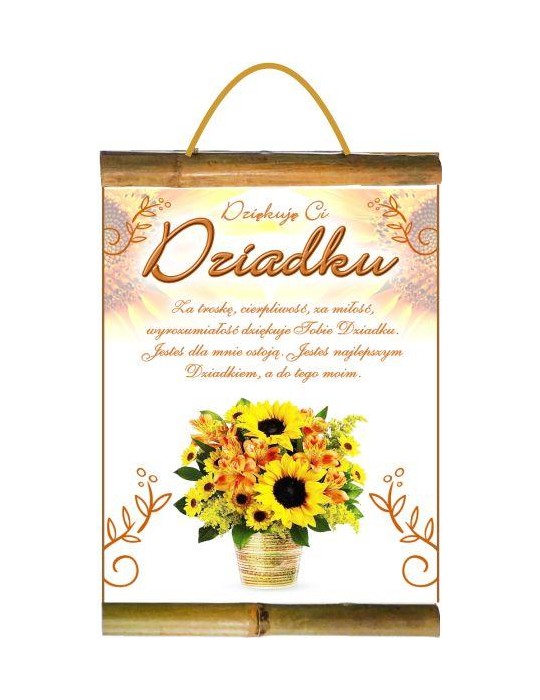 Dyplom Dziękuję Ci Dziadku D133BZ
