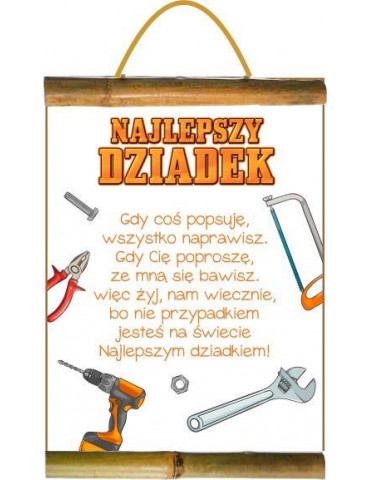 Dyplom Najlepszy Dziadek D134BZ