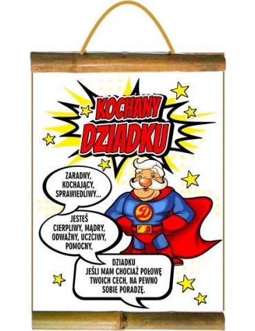 Dyplom Kochany Dziadek D136BZ