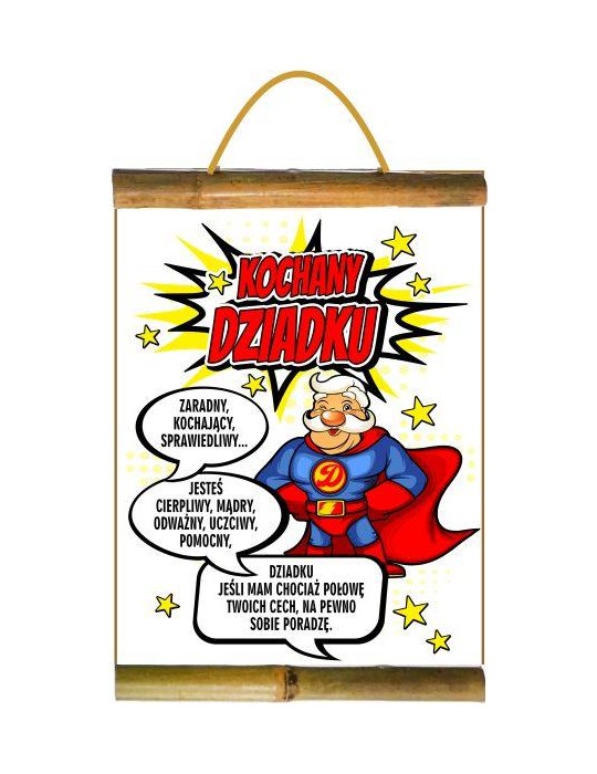 Dyplom Kochany Dziadek D136BZ