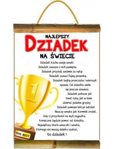 Dyplom Najlepszy Dziadek D137BZ