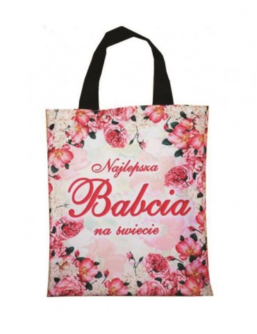 Torba zakupowa róże Najlepsza Babcia T16 BZ