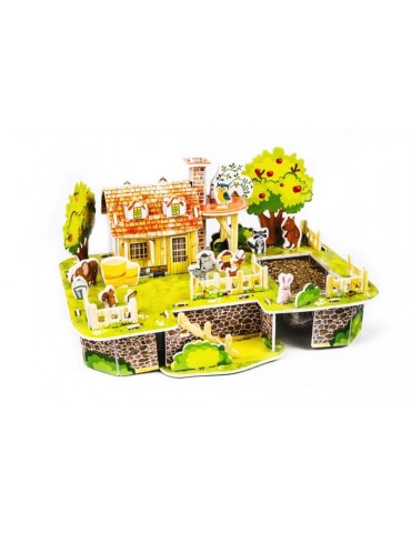 Puzzle 3d Mój Domek z żywą rośliną M-011