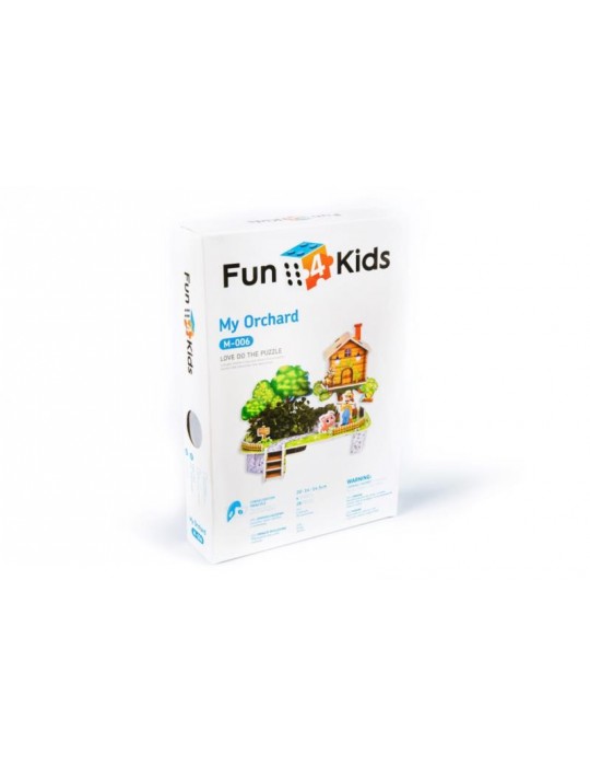 Puzzle 3d z żywą rośliną Zagroda M-006