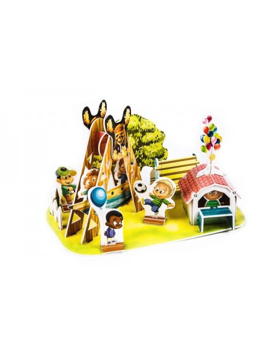 Puzzle 3d Podwórko Pirata 689-U